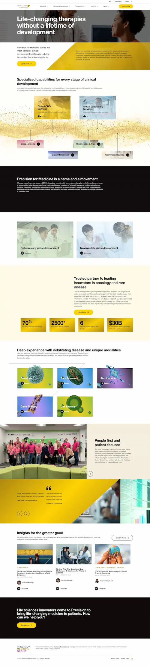Precision for Medicine